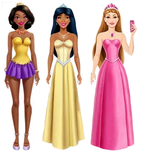 Modern Princesses Png 06242024 PNG Image