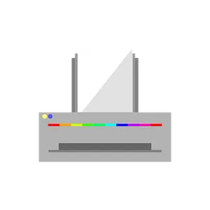 Modern Printer Icon PNG Image