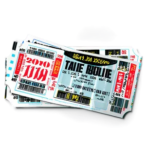 Modern Raffle Ticket Png 63 PNG Image