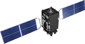 Modern Satellite Rendering PNG Image