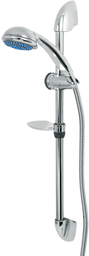 Modern Shower Headand Hose Setup PNG Image