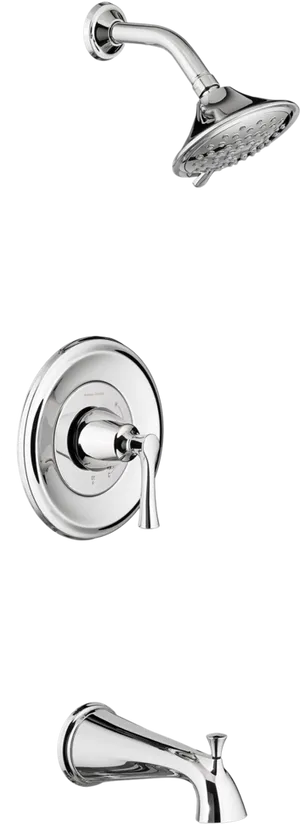 Modern Showerheadand Faucet Design PNG Image