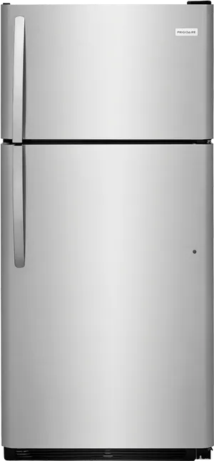 Modern Silver Fridge Freezer Unit PNG Image