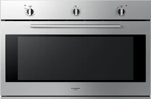 Modern Silver Wall Oven PNG Image