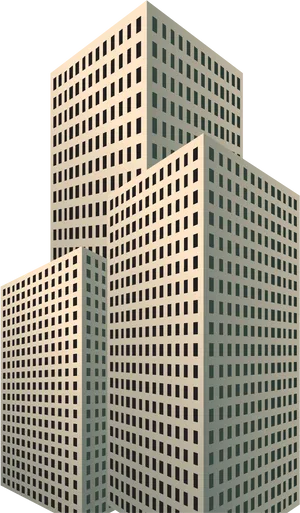 Modern Skyscrapers Illustration PNG Image