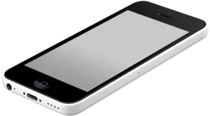 Modern Smartphoneon Gray Background PNG Image