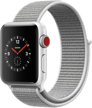 Modern Smartwatchwith Milanese Loop Band PNG Image