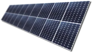 Modern Solar Panel Isolated PNG Image