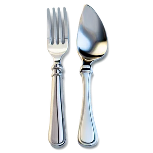 Modern Spoon And Fork Png 1 PNG Image