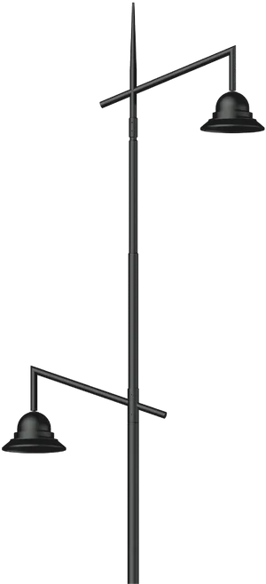 Modern Street Lamp Design PNG Image