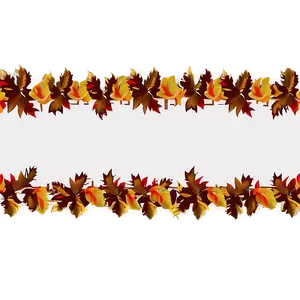 Modern Thanksgiving Border Png 06202024 PNG Image