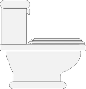 Modern Toilet Icon PNG Image