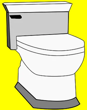 Modern Toilet Vector Illustration PNG Image