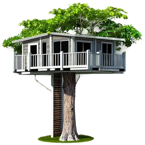 Modern Treehouse Structures Png Bal2 PNG Image