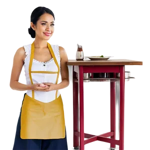 Modern Waitress Look Png 06272024 PNG Image