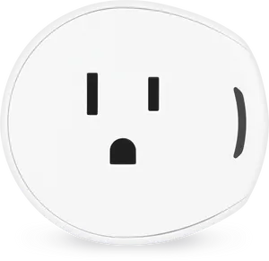 Modern White Electrical Outlet PNG Image