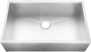 Modern White Kitchen Sink PNG Image