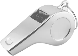 Modern White Whistle PNG Image