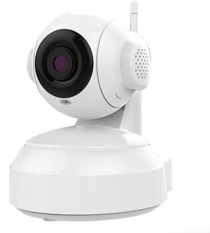 Modern Wireless Security Camera PNG Image