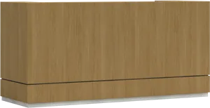 Modern Wooden Credenza Furniture PNG