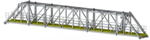 Modular Bridge Construction Design PNG Image