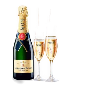 Moet Champagne New Year Celebration Png Wgi70 PNG Image