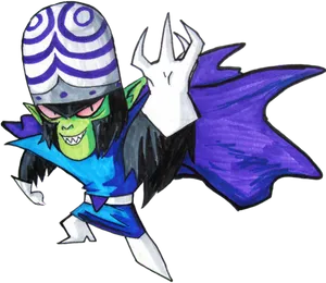 Mojomoon Villain Artwork PNG Image