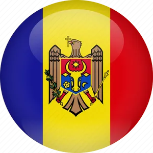 Moldova Coatof Armson Flag Background PNG Image