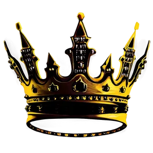 Monarch Crown Silhouette Png 06292024 PNG Image