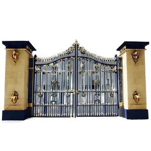 Monarchial Palace Gates Png Whr PNG Image