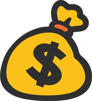 Money Bag Icon PNG Image