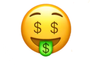 Money Mouth Face Emoji PNG Image