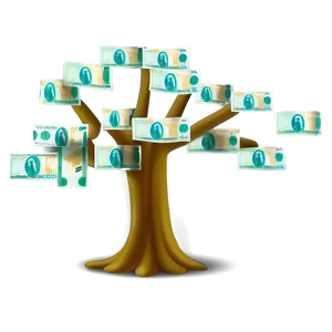 Money Tree Illustration Png Kkk64 PNG Image