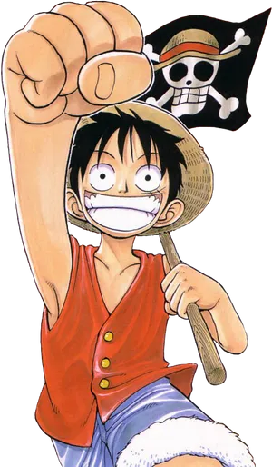 Monkey D Luffy One Piece Anime Character PNG Image