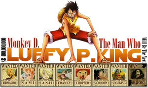 Monkey D Luffy The Pirate King PNG Image