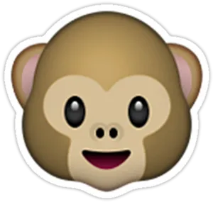 Monkey Face Emoji PNG Image