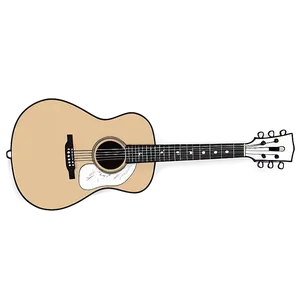 Mono Guitar Illustration Png 33 PNG Image