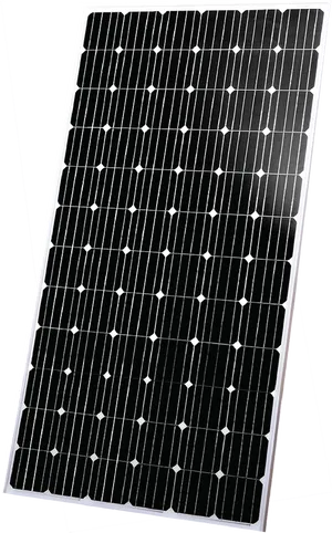 Monocrystalline Solar Panel Single Module PNG Image