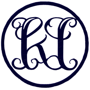 Monogram Circle Sticker Png Oyf23 PNG Image