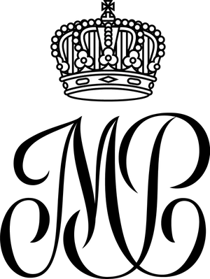 Monogram Crown Graphic PNG Image