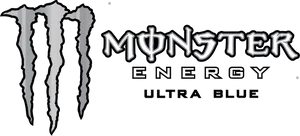 Monster Energy Ultra Blue Logo PNG Image