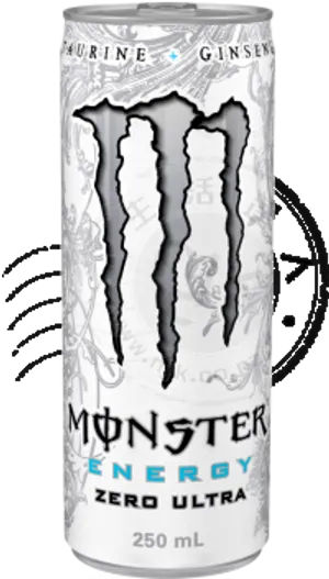 Monster Energy Zero Ultra Can250ml PNG Image