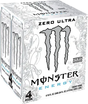 Monster Energy Zero Ultra4 Pack PNG Image