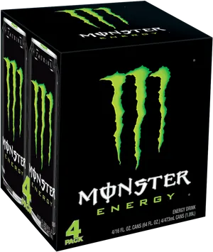 Monster Energy4 Pack Product Image PNG Image