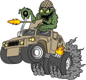 Monster Hummer Rampage PNG Image