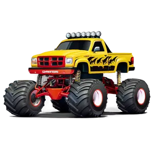 Monster Truck Action Png 12 PNG Image