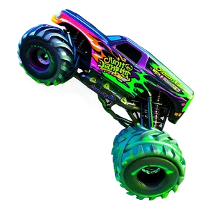 Monster Truck Grave Digger Epic Jump Png 06292024 PNG Image