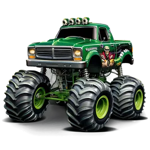 Monster Truck Grave Digger Launch Png Hxh52 PNG Image