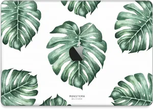 Monstera Deliciosa Pattern PNG Image