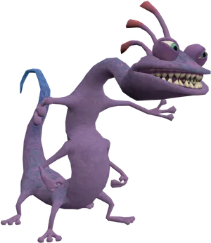 Monsters Inc Randall Boggs Character PNG Image